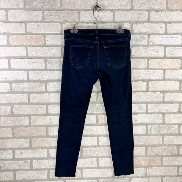 Ag The Legging Ankle Super Skinny Raw Hem Jeans Size 28 - Picture 6 of 10
